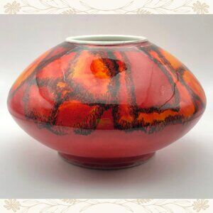 Vintage 1970s Poole Pottery Onion Vase – Made in England